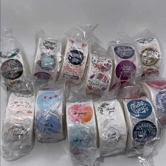 Other - Thank You Stickers Roll 500 COUNT ROLL - RANDOM ROLL